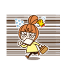 Mちゃんの絵日記 x BROWN ＆ FRIENDS（個別スタンプ：35）