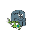 カエル君とウサギさん（個別スタンプ：10）