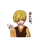 ONE PIECE サンジ 愛のスタンプ（個別スタンプ：8）