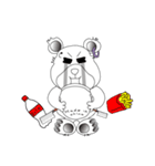 肉切り包丁クマ（個別スタンプ：18）