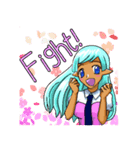 褐色ヒロイン増えろ！（個別スタンプ：1）