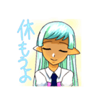 褐色ヒロイン増えろ！（個別スタンプ：3）