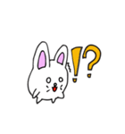 白玉ウサギスタンプ（個別スタンプ：38）