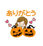 ハロウィンに使える♡女の子（個別スタンプ：5）