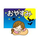 ハロウィンに使える♡女の子（個別スタンプ：13）