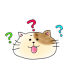 使える丸いねこスタンプ（個別スタンプ：10）