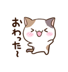 ゆるっと三毛ねこ（個別スタンプ：18）