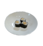 日本食写真、寿司、焼き魚グラタン味噌汁（個別スタンプ：8）