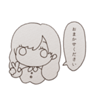 徹夜してる女の子（個別スタンプ：7）