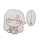 徹夜してる女の子（個別スタンプ：22）