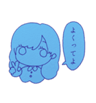 徹夜してる女の子（個別スタンプ：31）