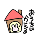 おうちに帰りたくて変になったうさぎ（個別スタンプ：7）