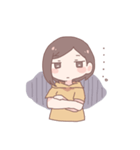 元気なあいさつ女子（個別スタンプ：15）