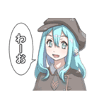 ひと言少女（個別スタンプ：5）