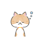 茶白ねこ(ΦωΦ)（個別スタンプ：8）