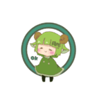 紙絵師が描いたLINEスタンプ(紙)（個別スタンプ：7）