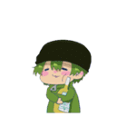 紙絵師が描いたLINEスタンプ(紙)（個別スタンプ：13）