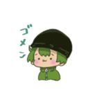 紙絵師が描いたLINEスタンプ(紙)（個別スタンプ：15）