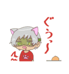 紙絵師が描いたLINEスタンプ(紙)（個別スタンプ：18）