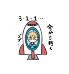 まる目くん1（個別スタンプ：9）