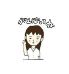 女の子さんの日常スタンプ（個別スタンプ：9）