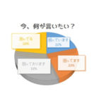 グラフで表せてみたスタンプ2（個別スタンプ：9）