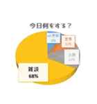 グラフで表せてみたスタンプ2（個別スタンプ：13）