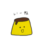 手書きプリン（個別スタンプ：6）