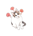 にくきゅーハイタッチ猫さんスタンプ（個別スタンプ：10）
