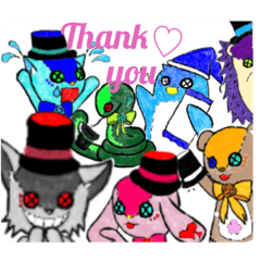 [LINEスタンプ] 【Animal-Dolls】