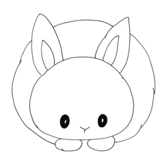 [LINEスタンプ] うさぎまんじゅう（日常シーン）