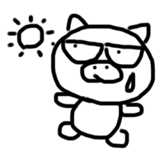 [LINEスタンプ] リアルぶー1