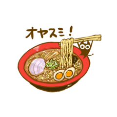 [LINEスタンプ] おいしい料理とムシバくん