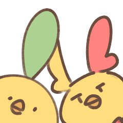 [LINEスタンプ] トリくんとコトリくん！