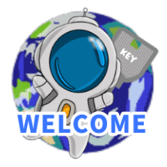 [LINEスタンプ] ∞宇宙タマシイ「初めまして」の場面ver.