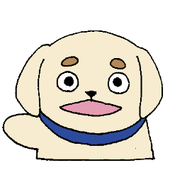 [LINEスタンプ] 表情豊かな太眉犬