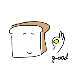 [LINEスタンプ] 食パン氏の日常