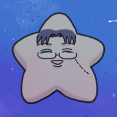 [LINEスタンプ] 星のガクさん