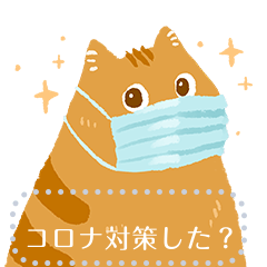 [LINEスタンプ] 対策猫