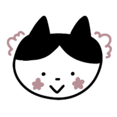 [LINEスタンプ] まえがみっぽいねこ〜きほんのき〜