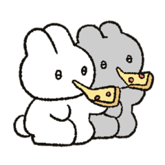 [LINEスタンプ] うるるん☆うさぎ3