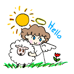 [LINEスタンプ] 気のいいエンジェルちゃん