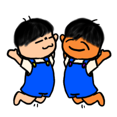 [LINEスタンプ] みぃちゃん＆らぃちゃん 3