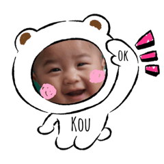 [LINEスタンプ] Kouのあいさつスタンプ2