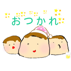 [LINEスタンプ] わいわいガールズミックス