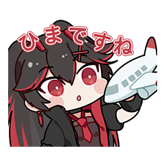 [LINEスタンプ] 「パニグレ」スタンプ第4弾 ルシア鴉羽編