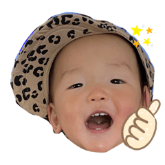 [LINEスタンプ] 赤ちゃんとあくん1