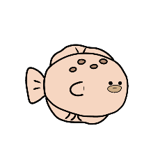 [LINEスタンプ] 友達の魚