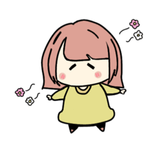 [LINEスタンプ] ゆるい女の子のスタンプ1