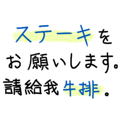 [LINEスタンプ] 日本語会話1